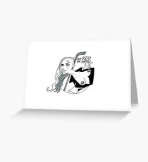 Freo the Nipple Team Logo Greeting Card