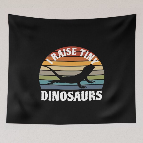 Item preview, I Raise Tiny Dinosaurs Crotaphytus Collaris Retro designed and sold by StrongShirts.