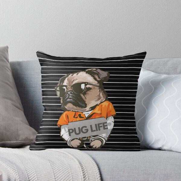 Item preview, Vida Pug designed and sold by T- VIbes ⭐ ⭐ ⭐ ⭐ ⭐.