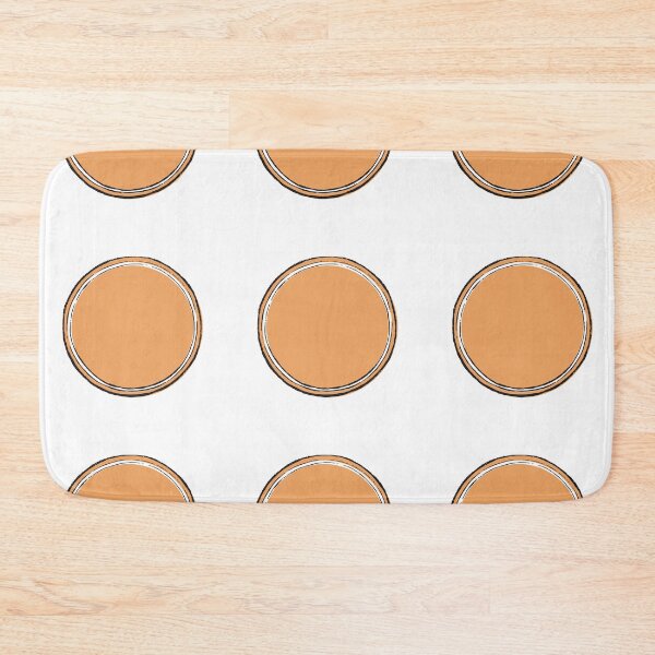 Item preview, Blank Circular Peach Colored Label designed and sold by Coffee Lifestyle.