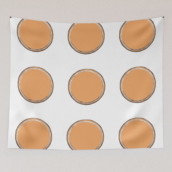 Item preview, Blank Circular Peach Colored Label designed and sold by Coffee Lifestyle.