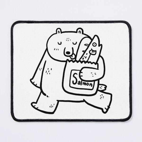 Item preview, goodday with salmon 2 designed and sold by zabazaba.