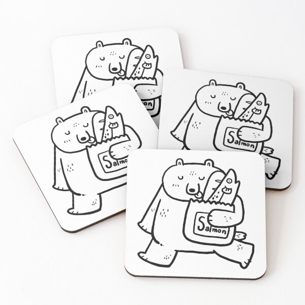 Item preview, goodday with salmon 2 designed and sold by zabazaba.