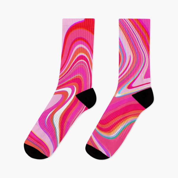 Item preview, Neon Pink, Red. Pink Tones, Multicolor, Hot Pink and White Marble Pattern Design designed and sold by theprintedclub.