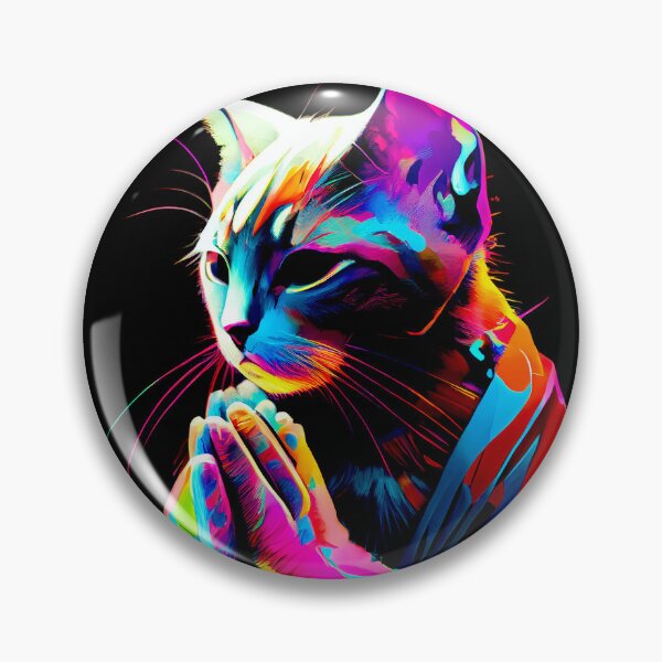 Artikelvorschau, cute cat praying entworfen und verkauft von ArtificialGenes.