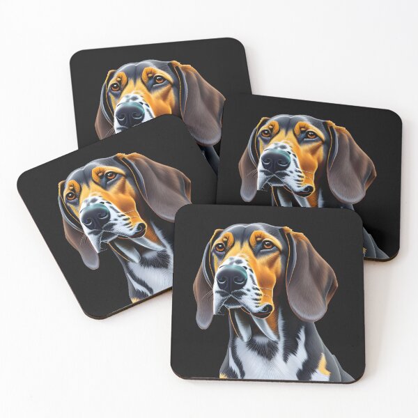Item preview, Coonhound dog, chalk art, Ai Generated Art  designed and sold by ACC .