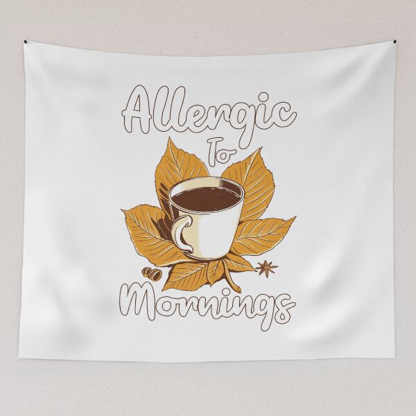Item preview, Allergic to mornings designed and sold by jie lin.