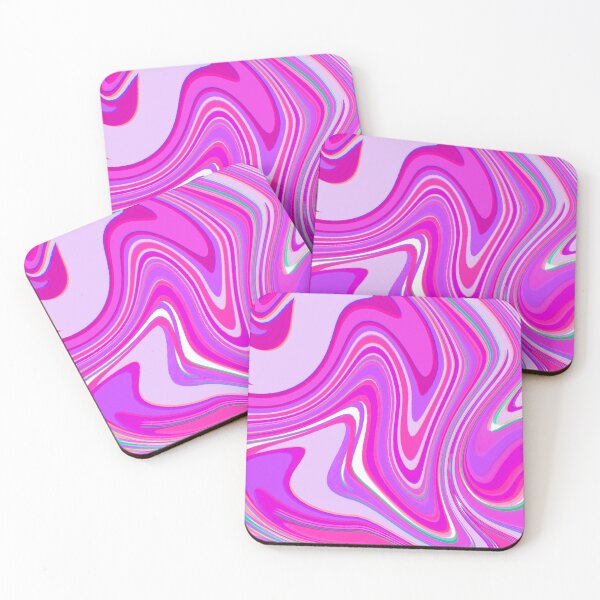Item preview, Modern Liquid Swirl Abstract Pattern Vibrant Neon Purple, Pink Tones, Pink and Purple, Purple Tones, Marble Multicolor Design designed and sold by theprintedclub.
