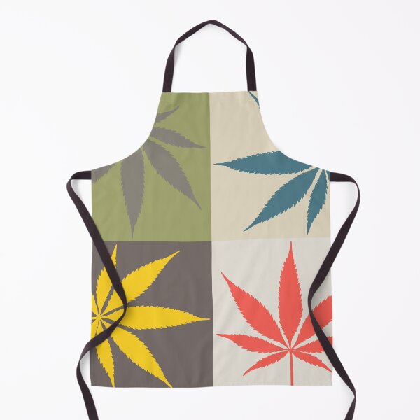 Item preview, Retro hemp leaf pattern designed and sold by WestIndigo.