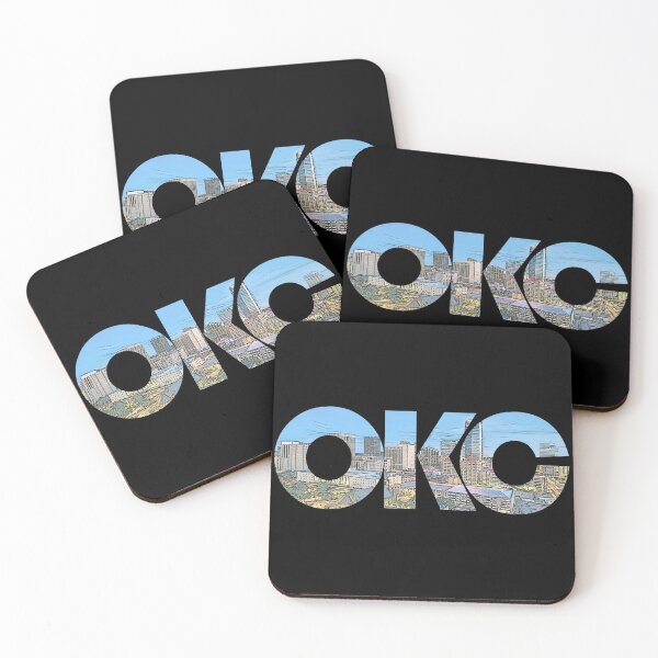 Item preview, Oklahoma City, Oklahoma OKC Cityscape designed and sold by CrabbyLobster.