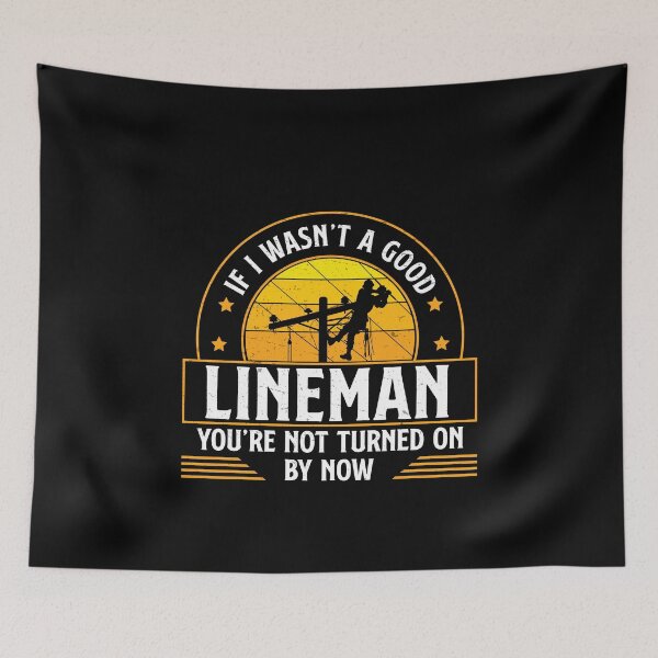 Item preview, Funny Electric Line Humor For A Powerline Technician Lineman designed and sold by StrongShirts.