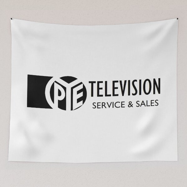 Item preview, Pye Television service and sales sign designed and sold by BlythElectric.