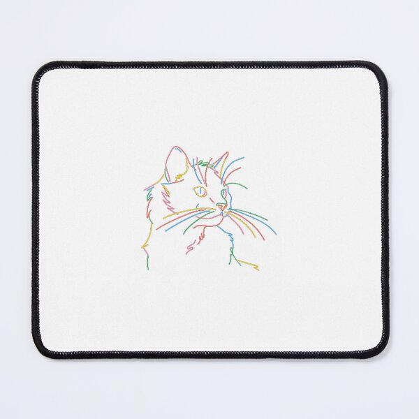 Item preview, cute colorful cat designed and sold by lcstuz.