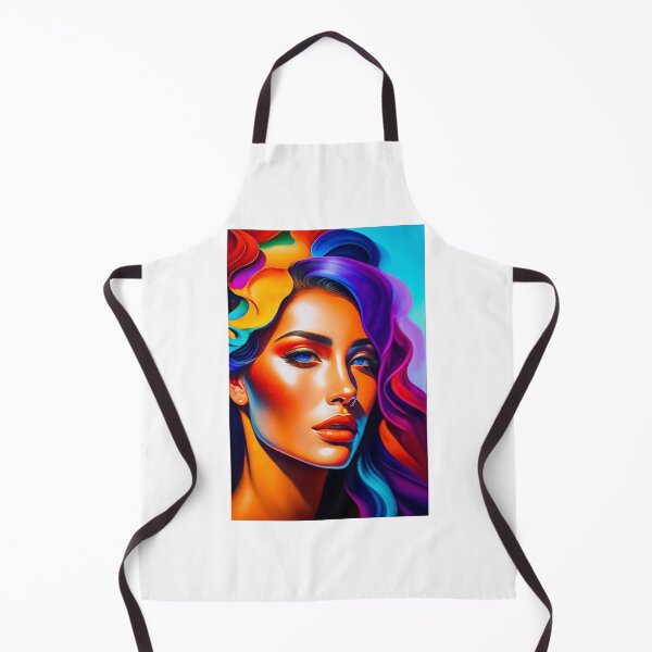 Item preview, Woman painted impasto with thick palette knife designed and sold by ACEGDesign.