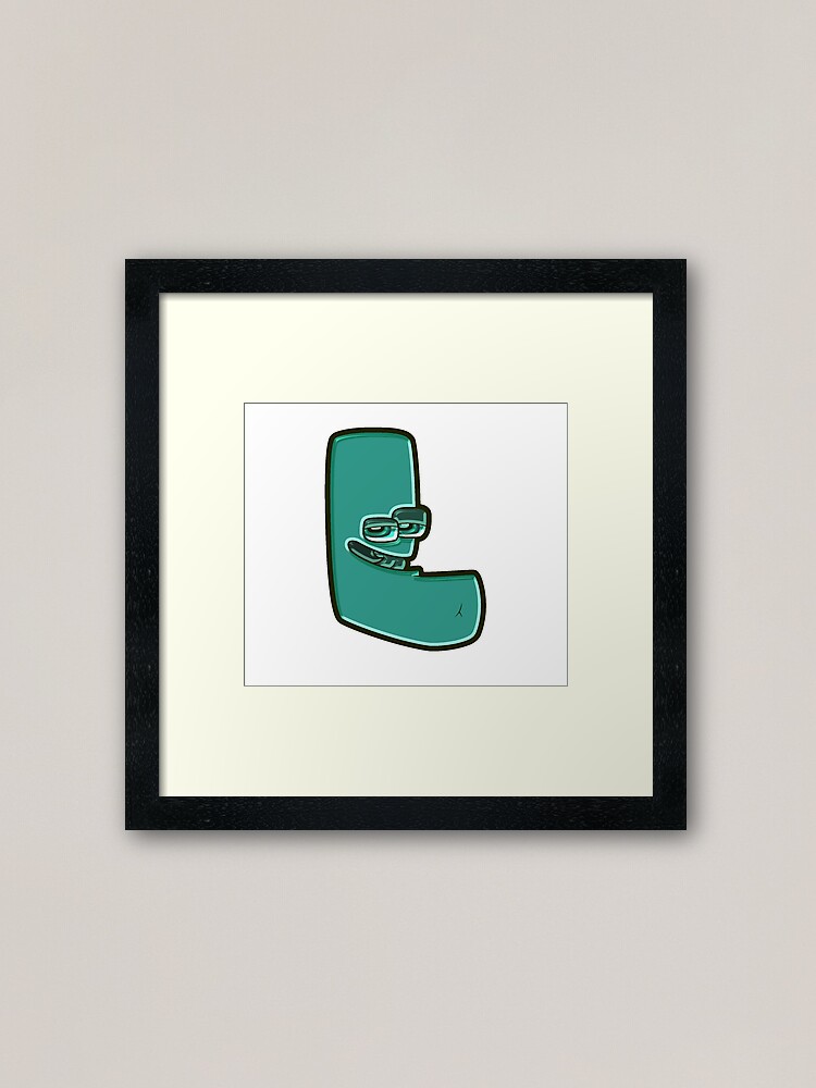 alphabet lore L Framed Art Print for Sale by MohammedMJ