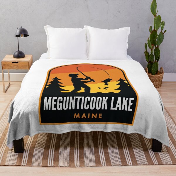 Item preview, Megunticook Lake Maine Fishing designed and sold by HalpinDesign.