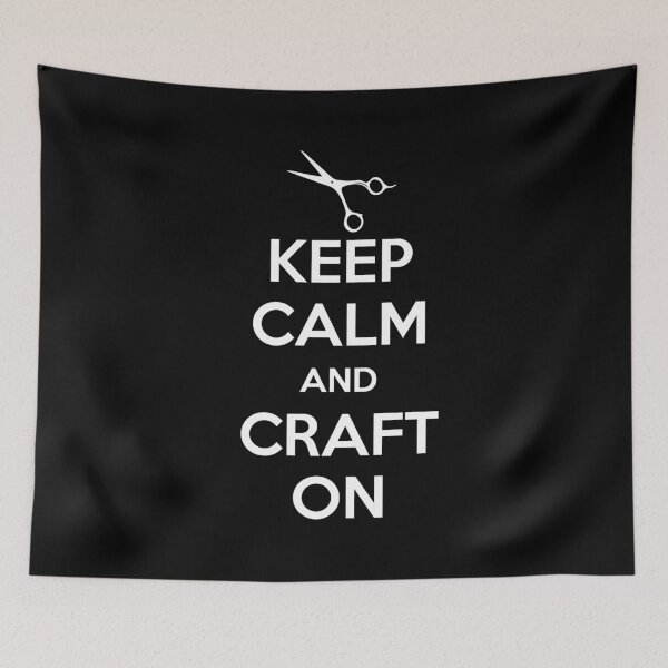 Item preview, Keep Calm And Craft On Art Sewing Painting Crafting  designed and sold by BUBLTEES.
