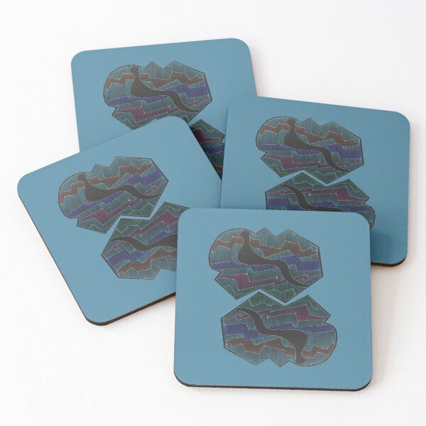 Item preview, Route 5 collage inv plum designed and sold by Pipyo Studio.
