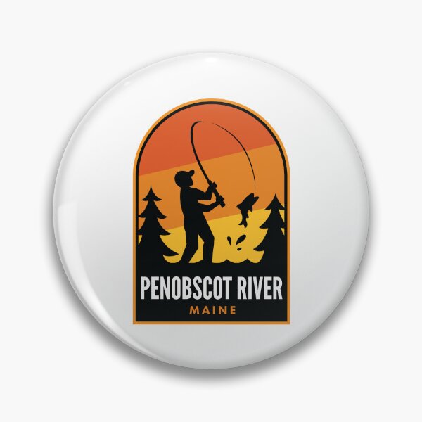 Item preview, Penobscot River Maine Fishing designed and sold by HalpinDesign.