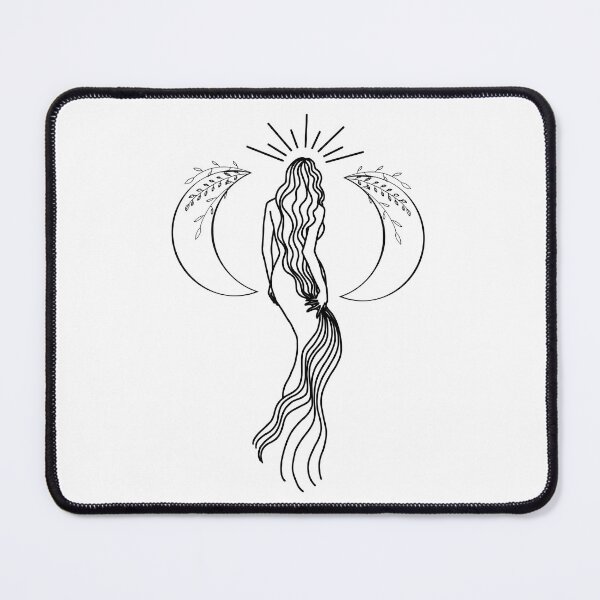 Item preview, Triple Moon Goddess - A Spiritual Illustration - Southern Hemisphere designed and sold by Annalee Beer.