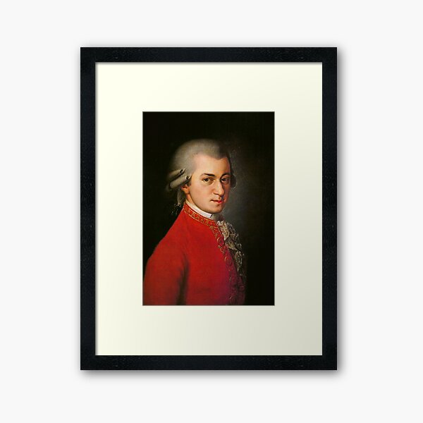 Wolfgang Amadeus Mozart Lámina enmarcada