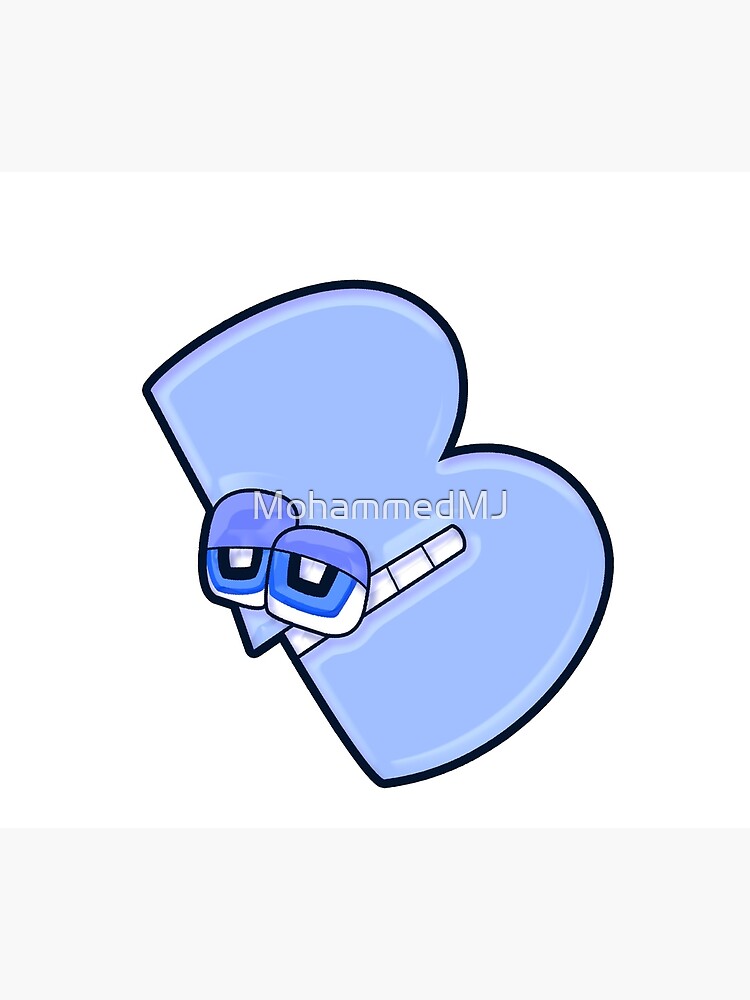 Copy of alphabet lore B Sticker for Sale by MohammedMJ