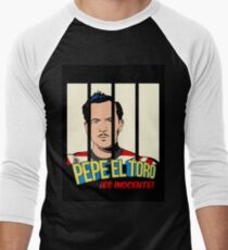 Pepe El Toro in The Jail Pedro Infante Men's Baseball ¾ T-Shirt