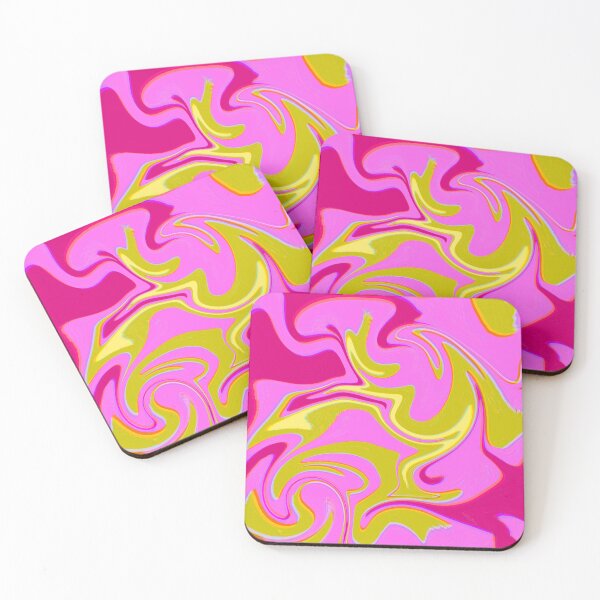 Item preview, Pink, Yellow, Green, Pink Tones and Purple Marble Pattern Design designed and sold by theprintedclub.
