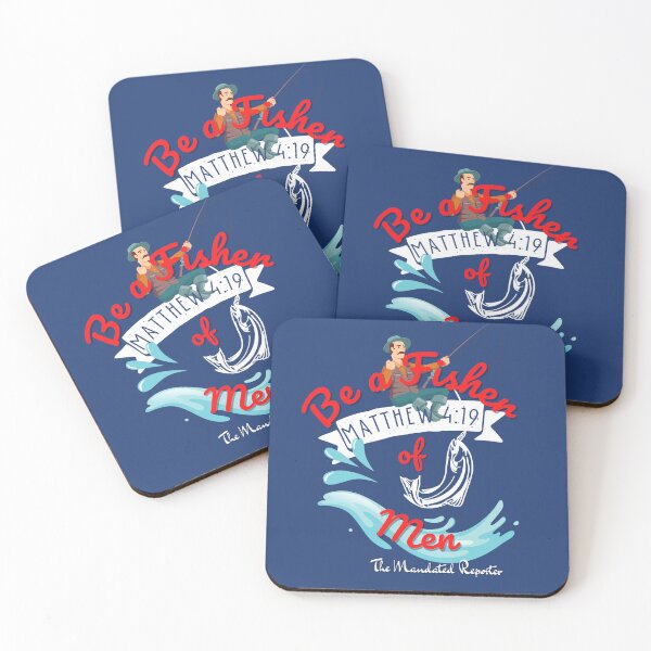 Item preview, Be a Fisher of Men | Matthew 4:19 - Dark Blue designed and sold by TheReporter1.