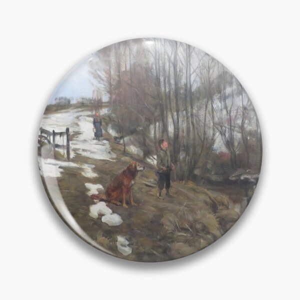 Item preview, Winter scenery -  Early Spring by Gerhard Munthe designed and sold by AR-shop.