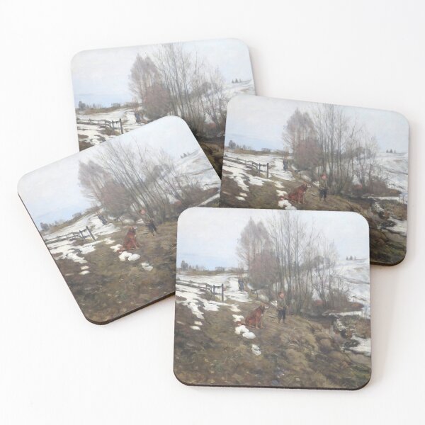 Item preview, Winter scenery -  Early Spring by Gerhard Munthe designed and sold by AR-shop.