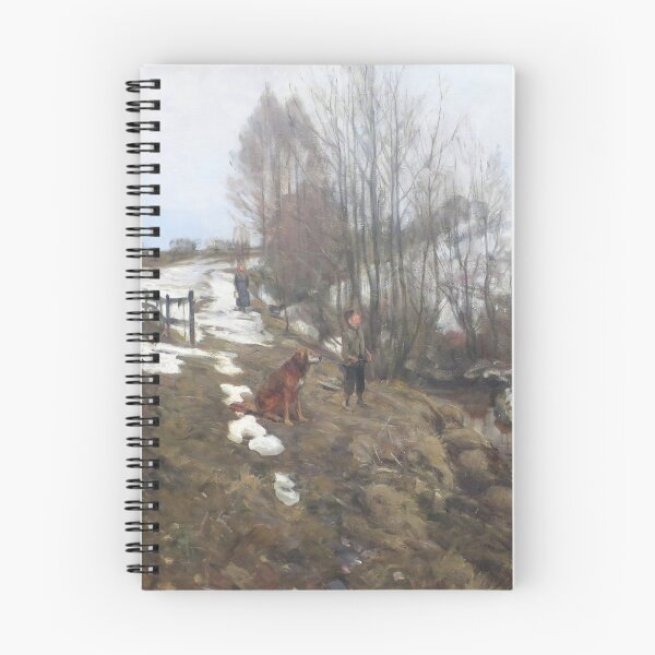 Item preview, Winter scenery -  Early Spring by Gerhard Munthe designed and sold by AR-shop.