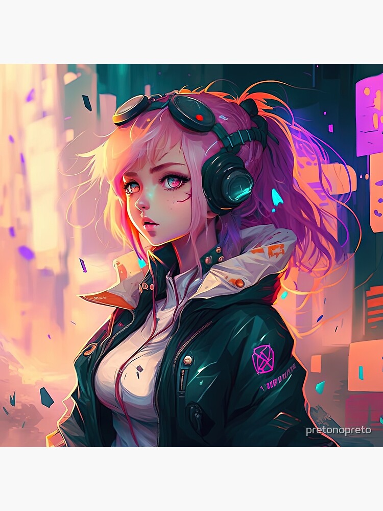 Anime Cyberpunk Girl 2 - Artworks