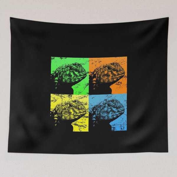 Item preview, Uromastyx Reptile Spiny Tailed Lizard Retro Popart designed and sold by StrongShirts.