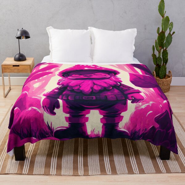 Item preview, Quirky Magenta Gnome designed and sold by TheArtfulAllie.