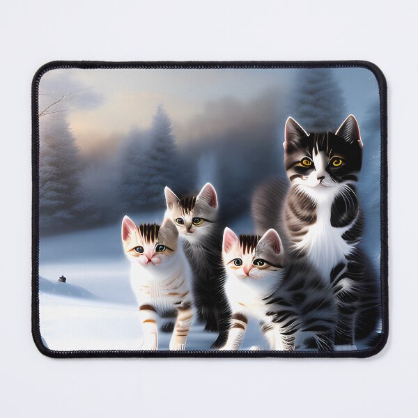 Item preview, Snowy Kitten Playtime designed and sold by Story24net.