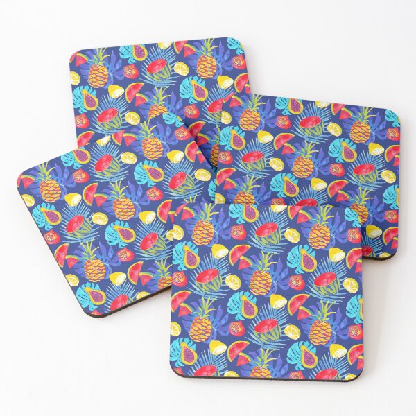 Item preview, Fruits pineapple watermelon lemon papaya designed and sold by Alessandro Remo Mazzoni Remotextiles.