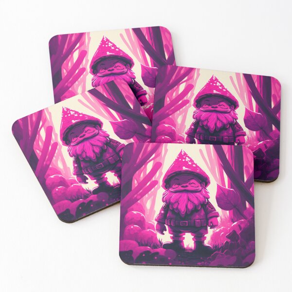 Item preview, Quirky Magenta Gnome designed and sold by TheArtfulAllie.