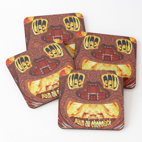 Item preview, *LIFE IS A COMIC COMEDY PLAYED IN A THEATER HAUNTED BY PAIN AU CHOCOLAT* designed and sold by Ralek.