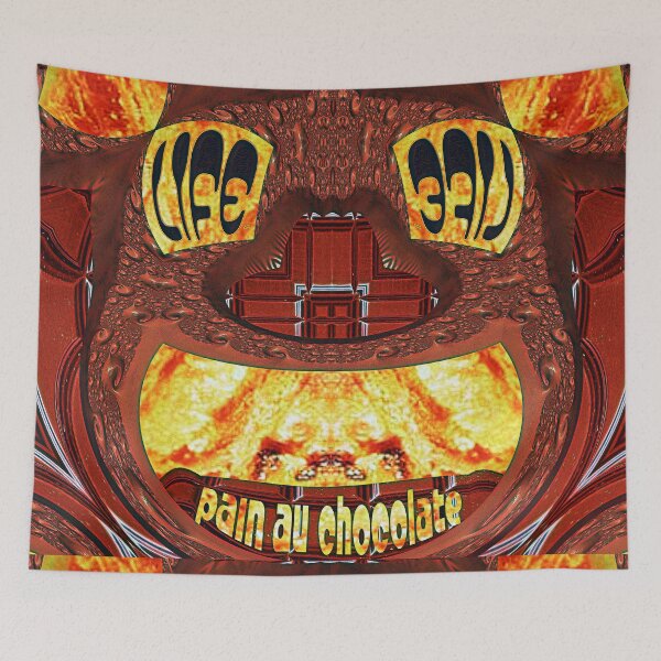 Item preview, *LIFE IS A COMIC COMEDY PLAYED IN A THEATER HAUNTED BY PAIN AU CHOCOLAT* designed and sold by Ralek.