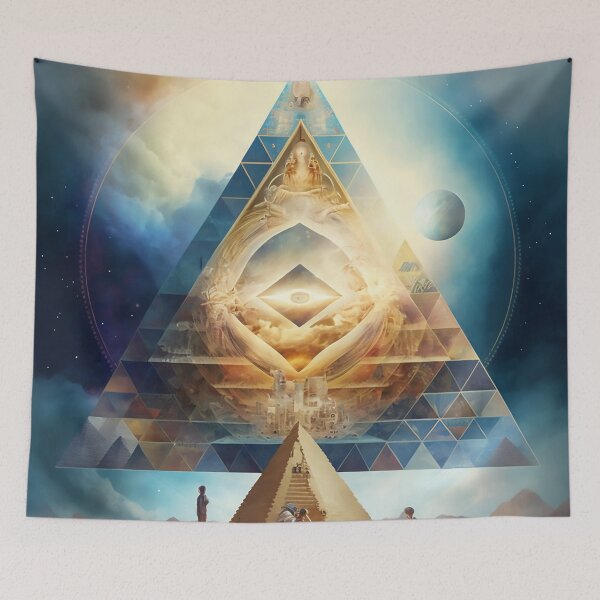Item preview, Creation of Souls by the Highest Consciousness - Pyramid  designed and sold by The-Fox-Hole.