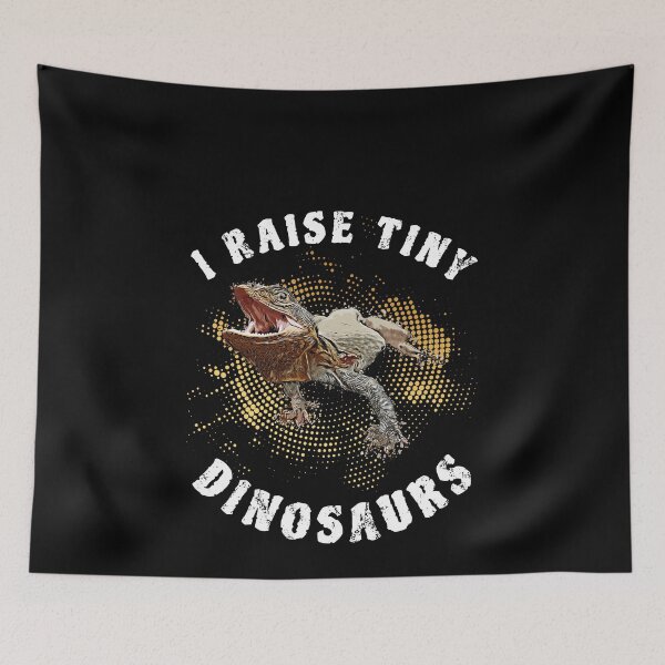 Item preview, I Raise Tiny Dinosaurs Crotaphytus Collaris Iguana designed and sold by StrongShirts.