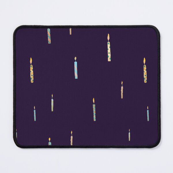 Artikelvorschau, Candle colors birthday cute pattern a watercolor violet entworfen und verkauft von Yana Mustafina | Boho Soulful Designs.