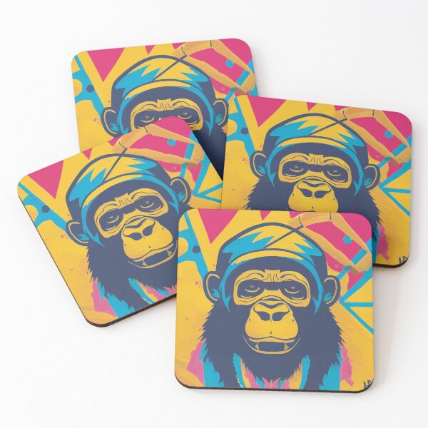 Item preview, Add Some Creative Flair to Your Collection with Our Eye-Catching Street Art Gorilla Design designed and sold by potparadise.