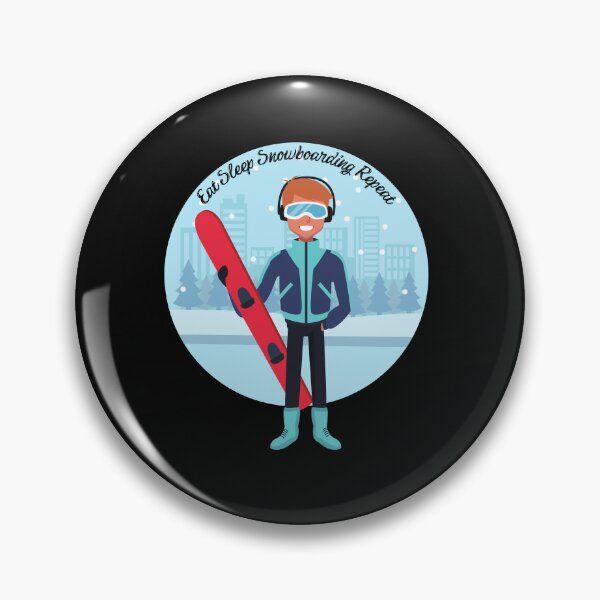 Item preview, Eat Sleep Snowboarding Repeat  cool 3 designed and sold by FLOWER--ART.