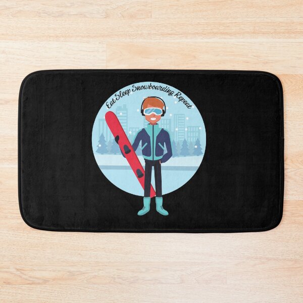 Item preview, Eat Sleep Snowboarding Repeat  cool 3 designed and sold by FLOWER--ART.