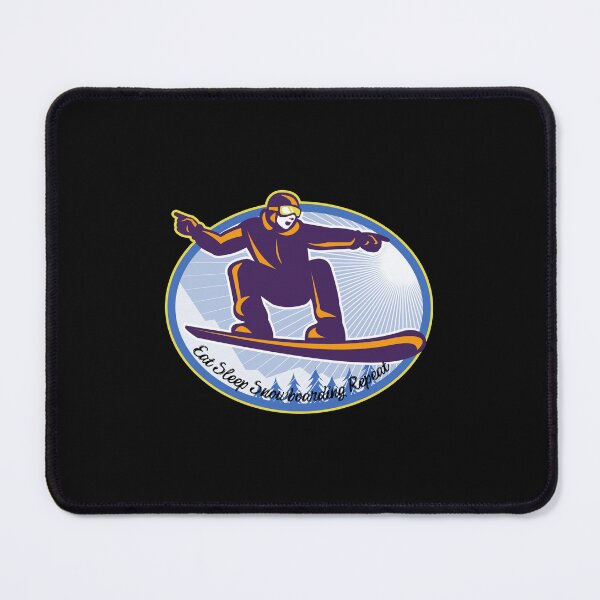 Item preview, Eat Sleep Snowboarding Repeat cool 4 designed and sold by FLOWER--ART.