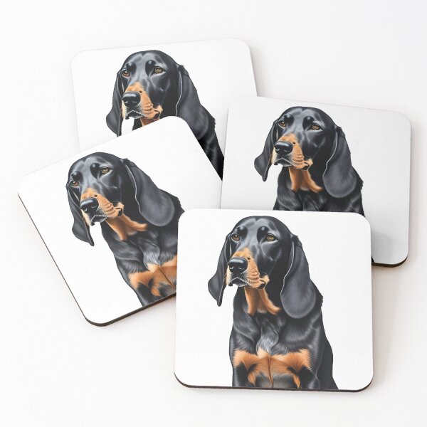 Item preview, Coonhound dog, charcoal drawing, Ai Generated Art  designed and sold by ACC .