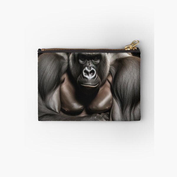 Item preview, Portrait of a powerful silverback gorilla designed and sold by RK - Shop.