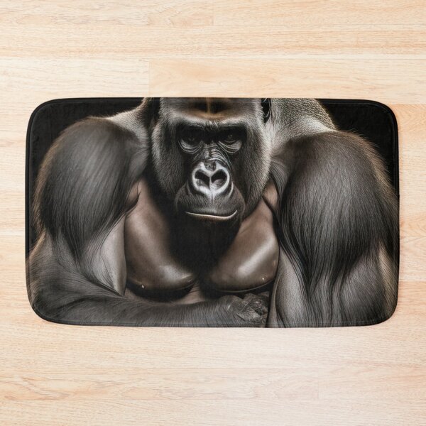 Item preview, Portrait of a powerful silverback gorilla designed and sold by RK - Shop.